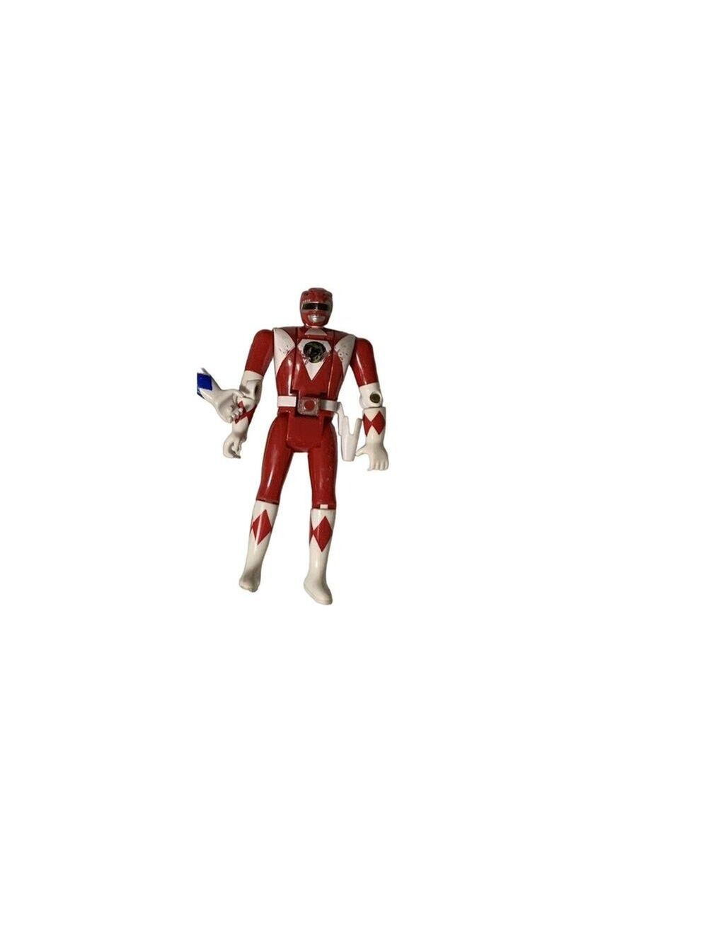 Mighty Morphing 2x Power Rangers Mighty 1998 Flip Head Red Yellow 1995